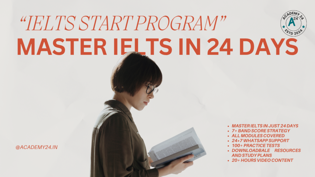 IELTS START Program in 24 Days – Intensive IELTS Preparation Course