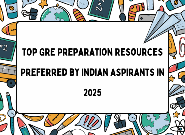 Indian student browsing GRE prep apps