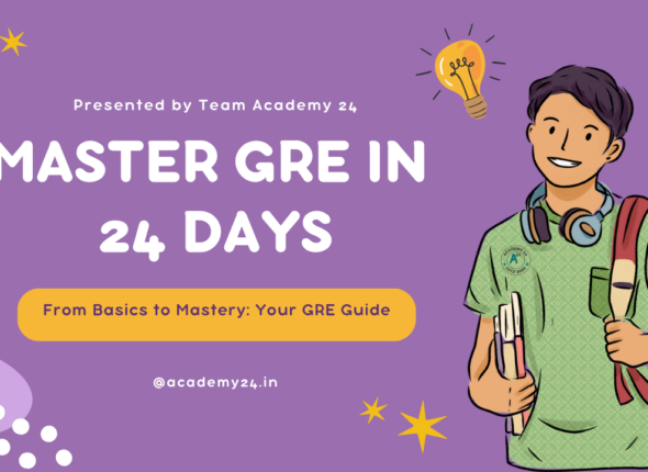 Master GRE Program 24 Days - Intensive GRE Preparation Course with Video Lessons and Practice Tests