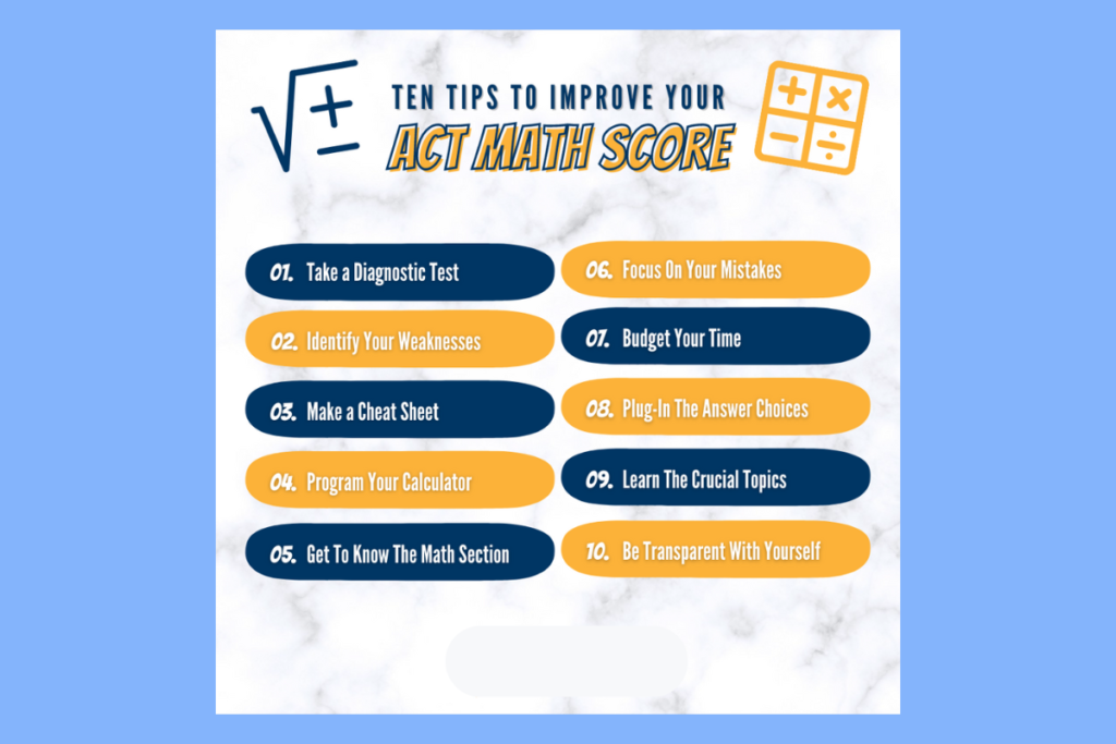 SAT Math tips and tricks for improving your SAT score, with focus on test strategies.